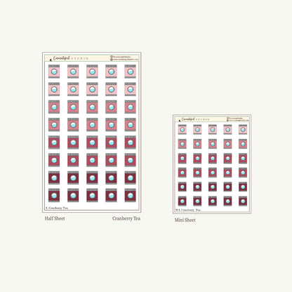 Laundry Planner Stickers | Wash Dry Fold Cleaning Planner Stickers | Laundry