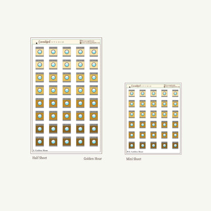 Laundry Planner Stickers | Wash Dry Fold Cleaning Planner Stickers | Laundry