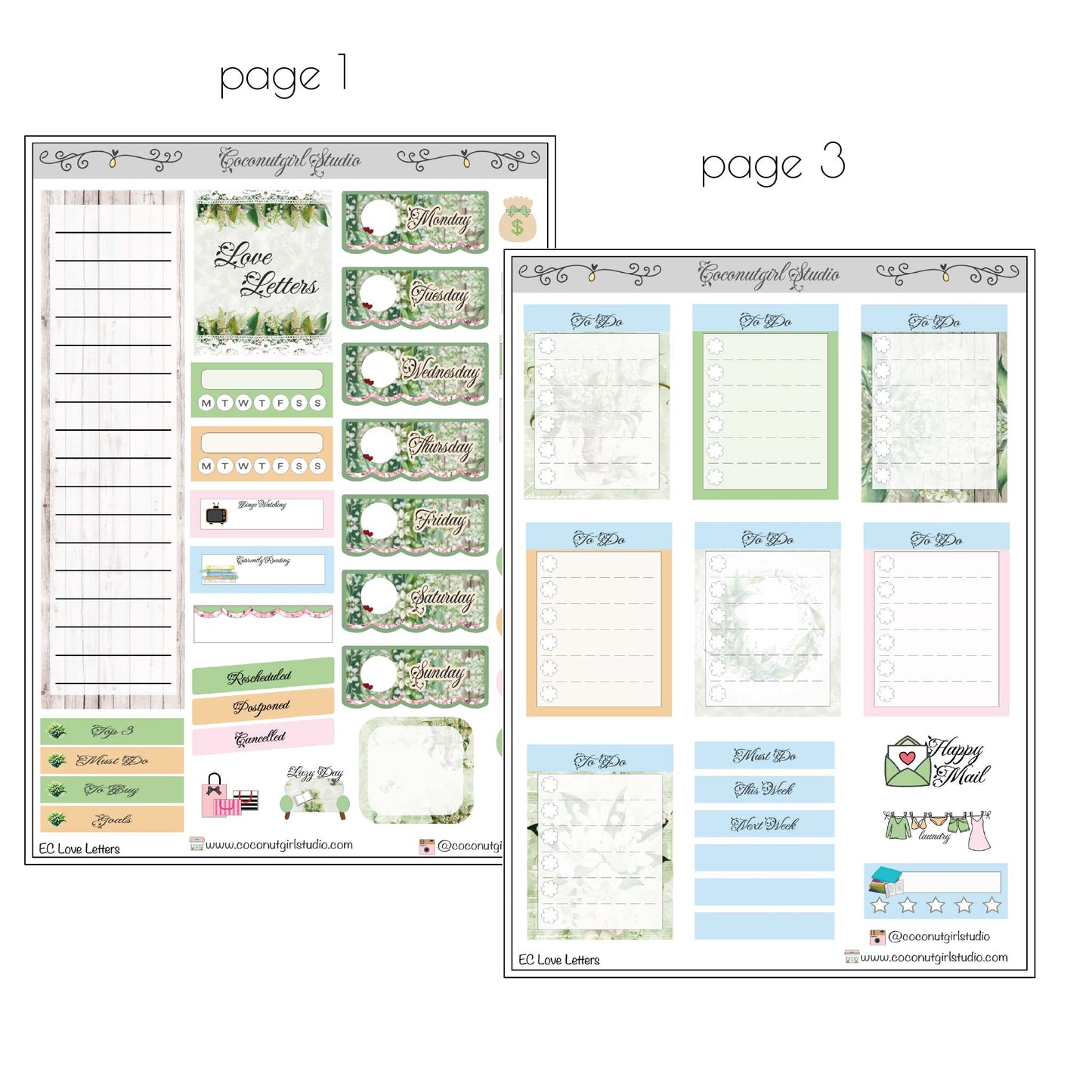Love Letters Weekly Kit