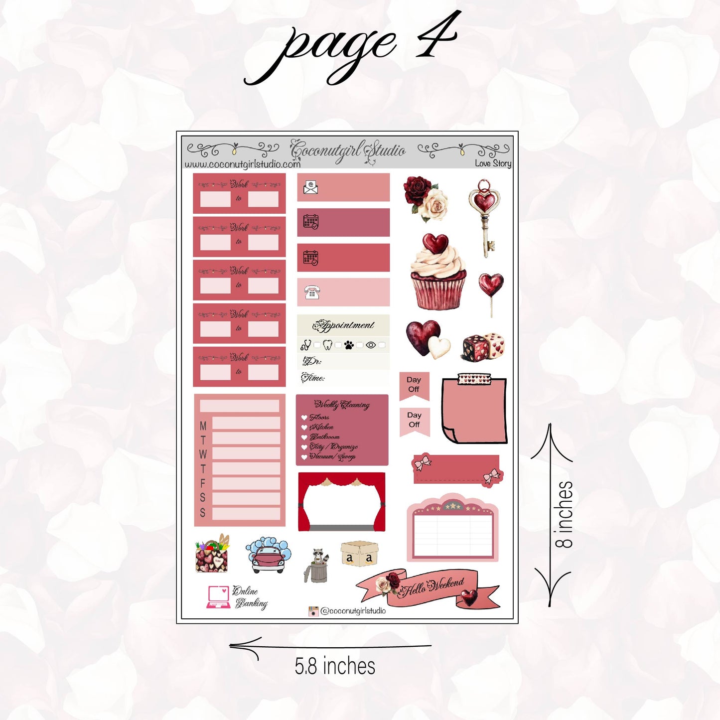 Love Story Weekly Kit