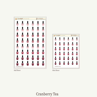 Manicure Self-Care Planner Stickers