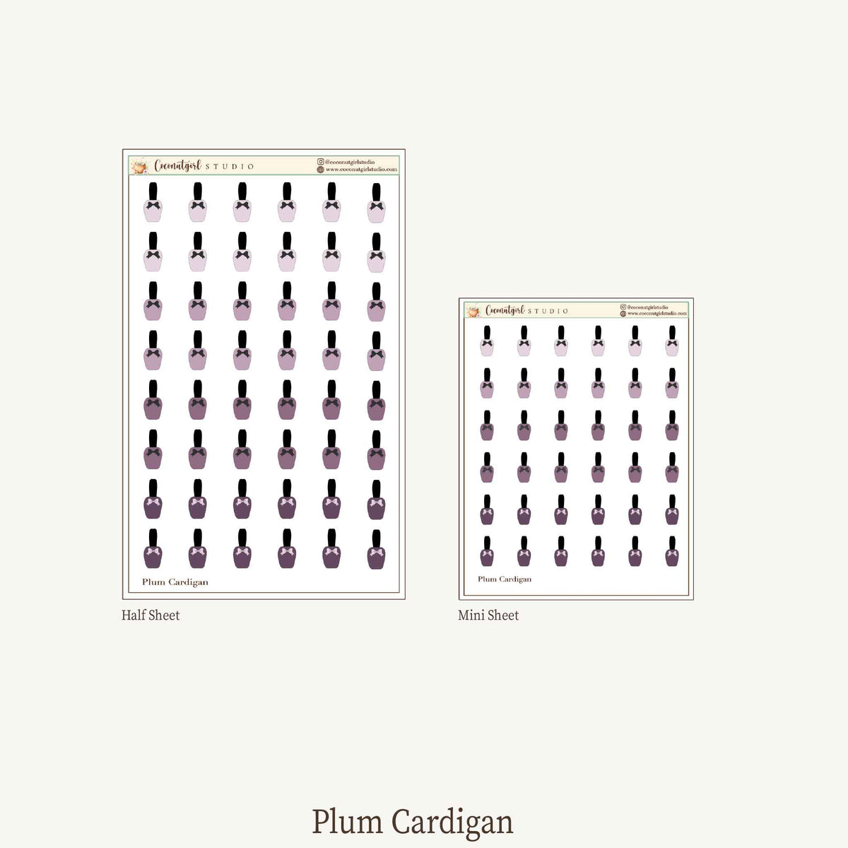 Manicure Self-Care Planner Stickers