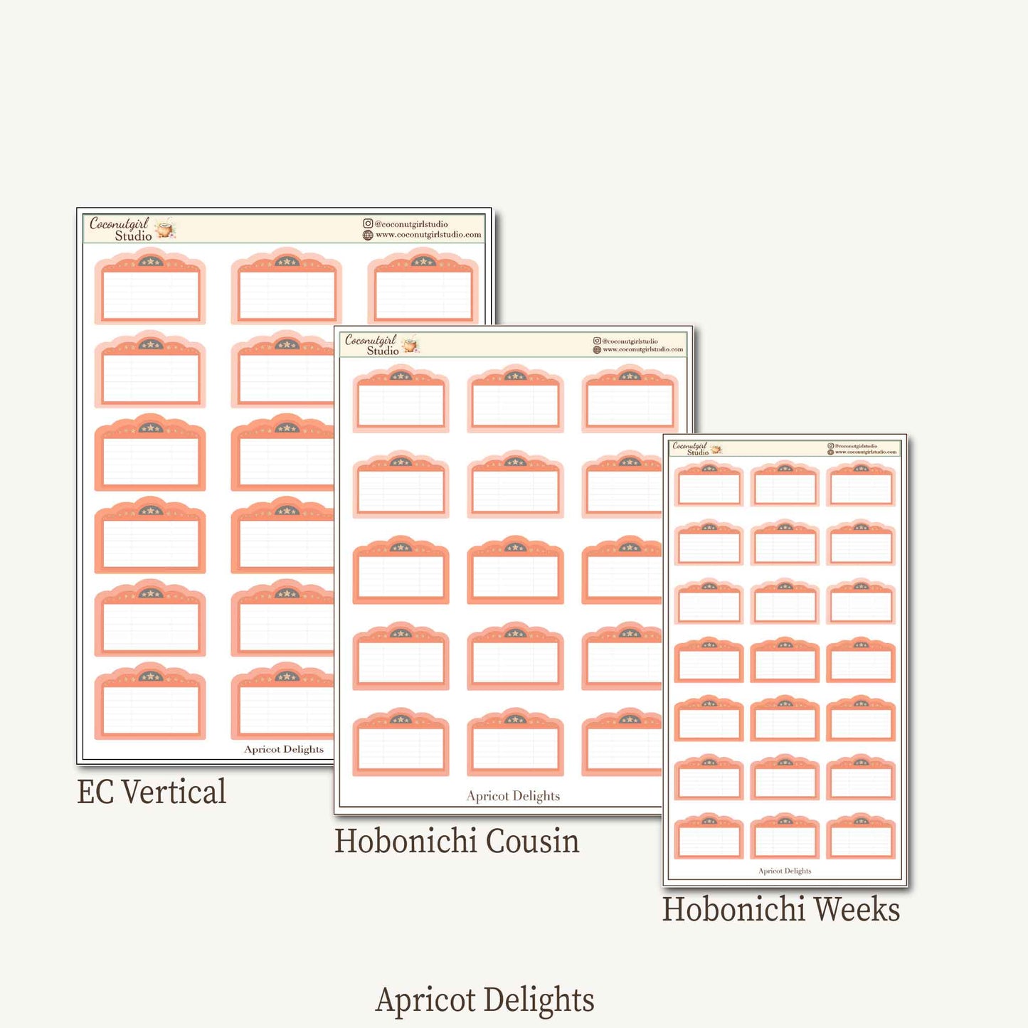 Movie Marquee Planner Stickers