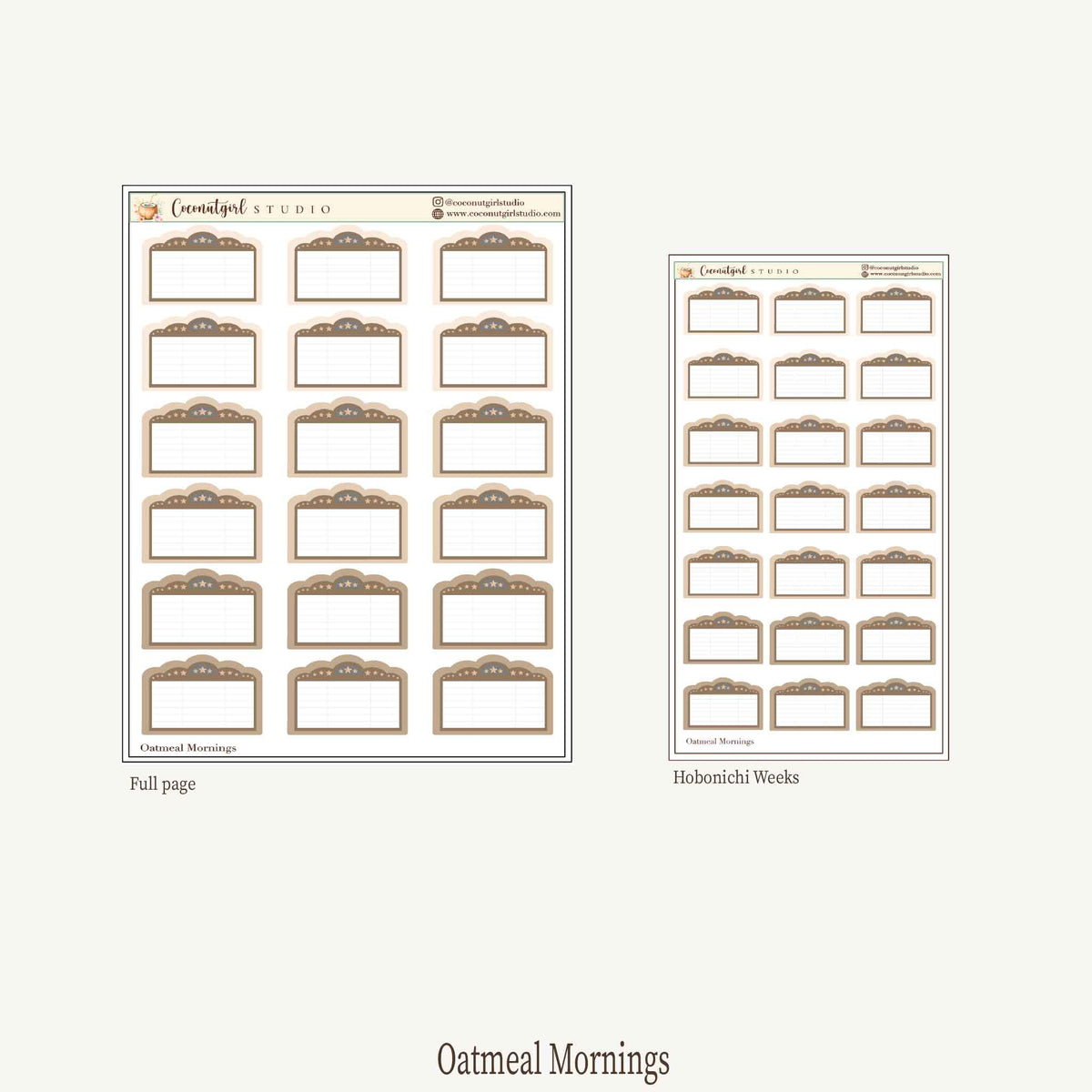 Movie Marquee Planner Stickers
