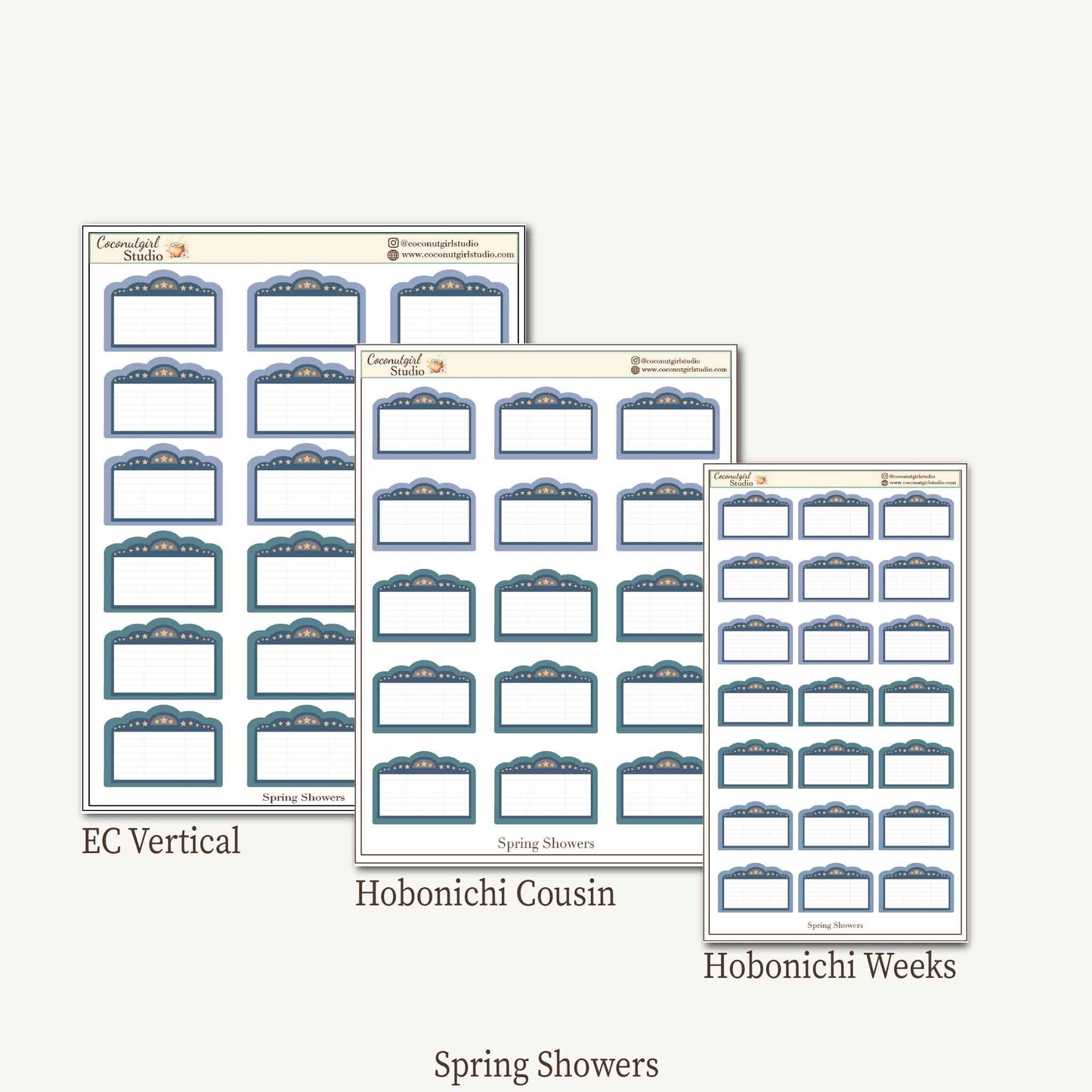 Movie Marquee Planner Stickers