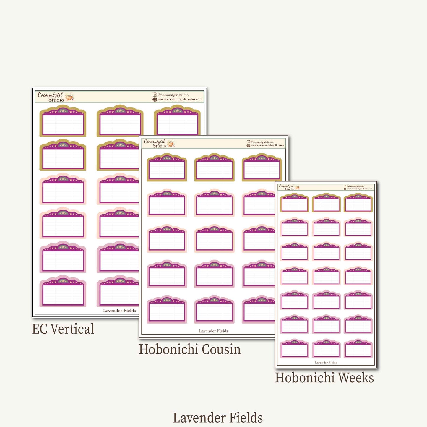 Movie Marquee Planner Stickers