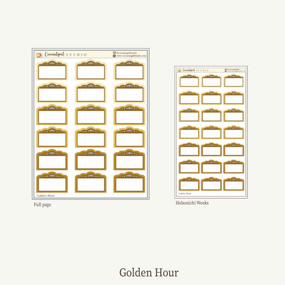 Movie Marquee Planner Stickers