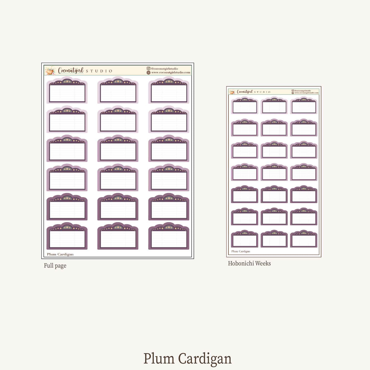 Movie Marquee Planner Stickers