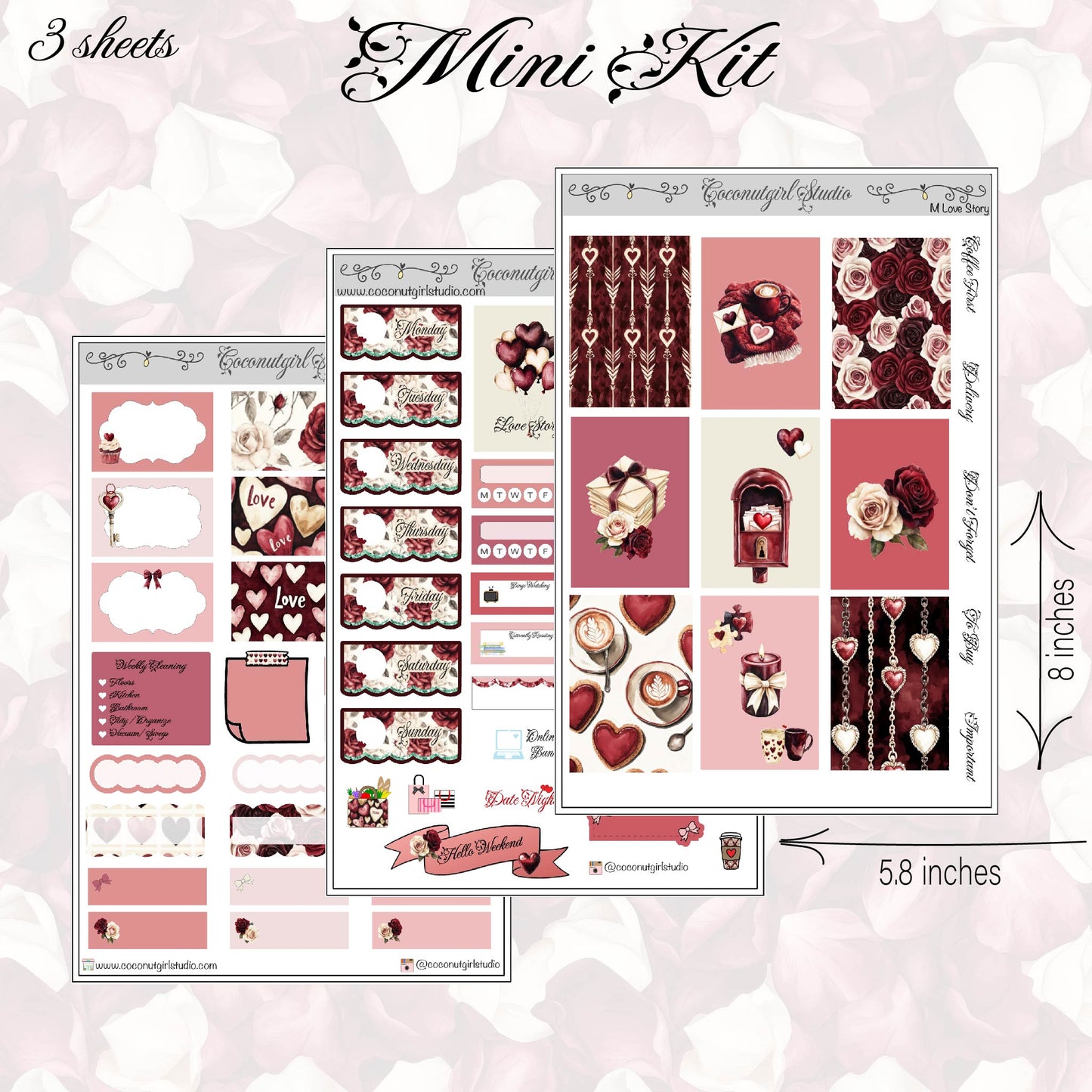 Love Story Weekly Kit