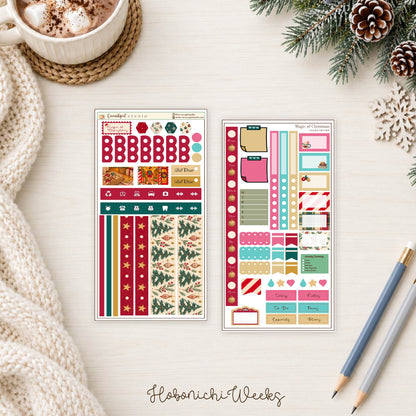 Magic of Christmas Planner Sticker Kit | Cozy Holiday Stickers