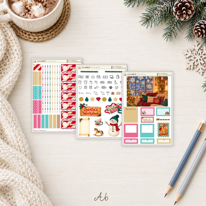 Magic of Christmas Planner Sticker Kit | Cozy Holiday Stickers