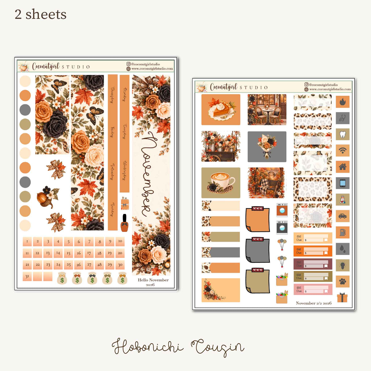 November Monthly Overview Kit – EC Vertical