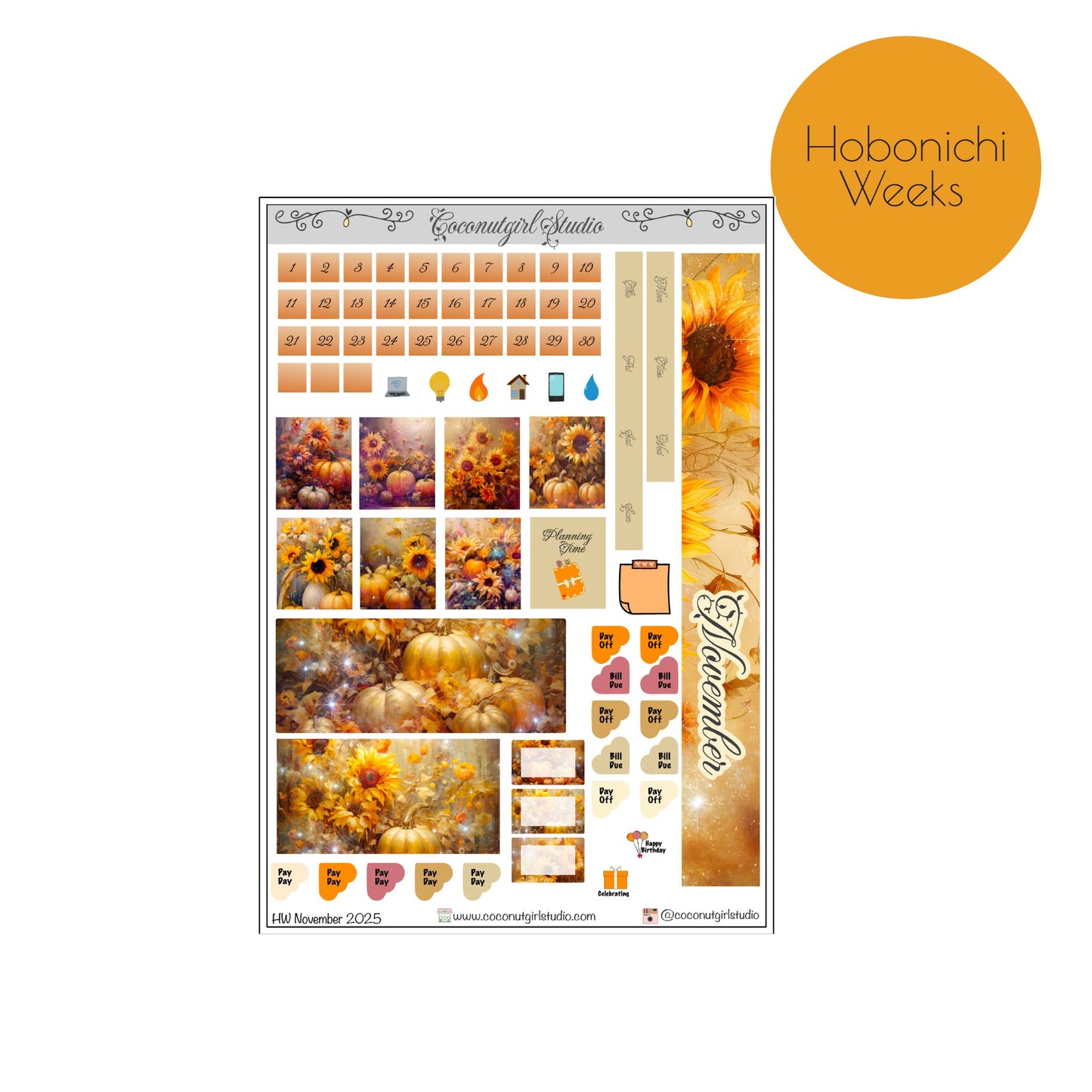 November 2025 Monthly Overview Kit