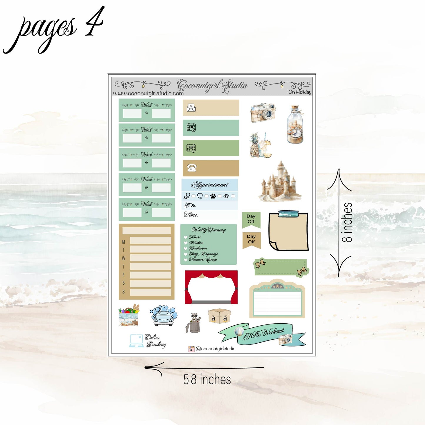On Holiday weekly Kit