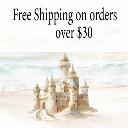 Seaside Getaway Weekly Kit Planner Stickers | Coastal Beach Planning Decor On Holiday
