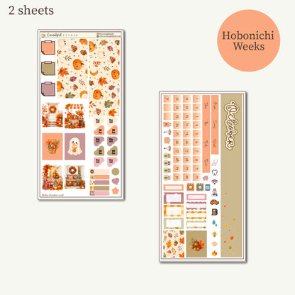 October Autumn Magic Monthly Overview Sticker Kit