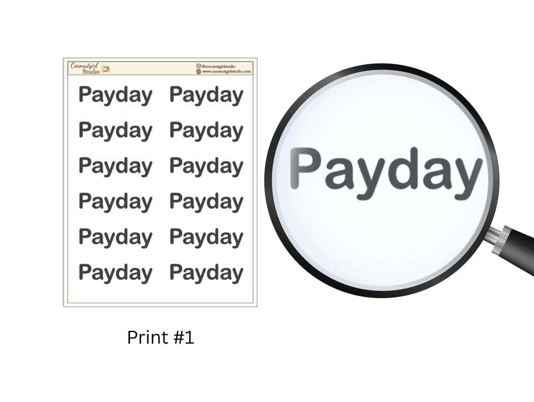 Two Dollar Tuesday Payday Planner Stickers | Budget & Bill Planning Stickers