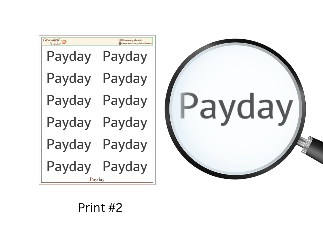 Two Dollar Tuesday Payday Planner Stickers | Budget & Bill Planning Stickers