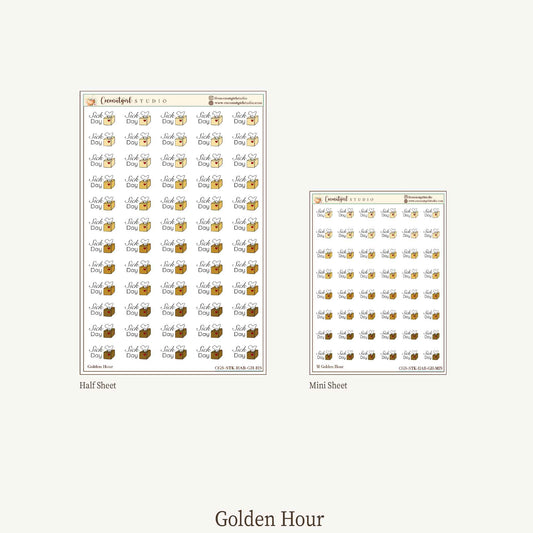 Sick Day Planner Stickers