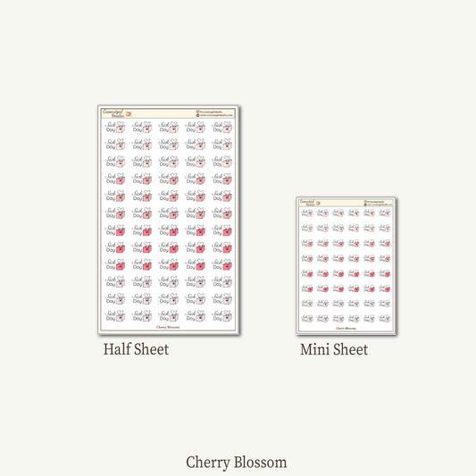 Sick Day Planner Stickers