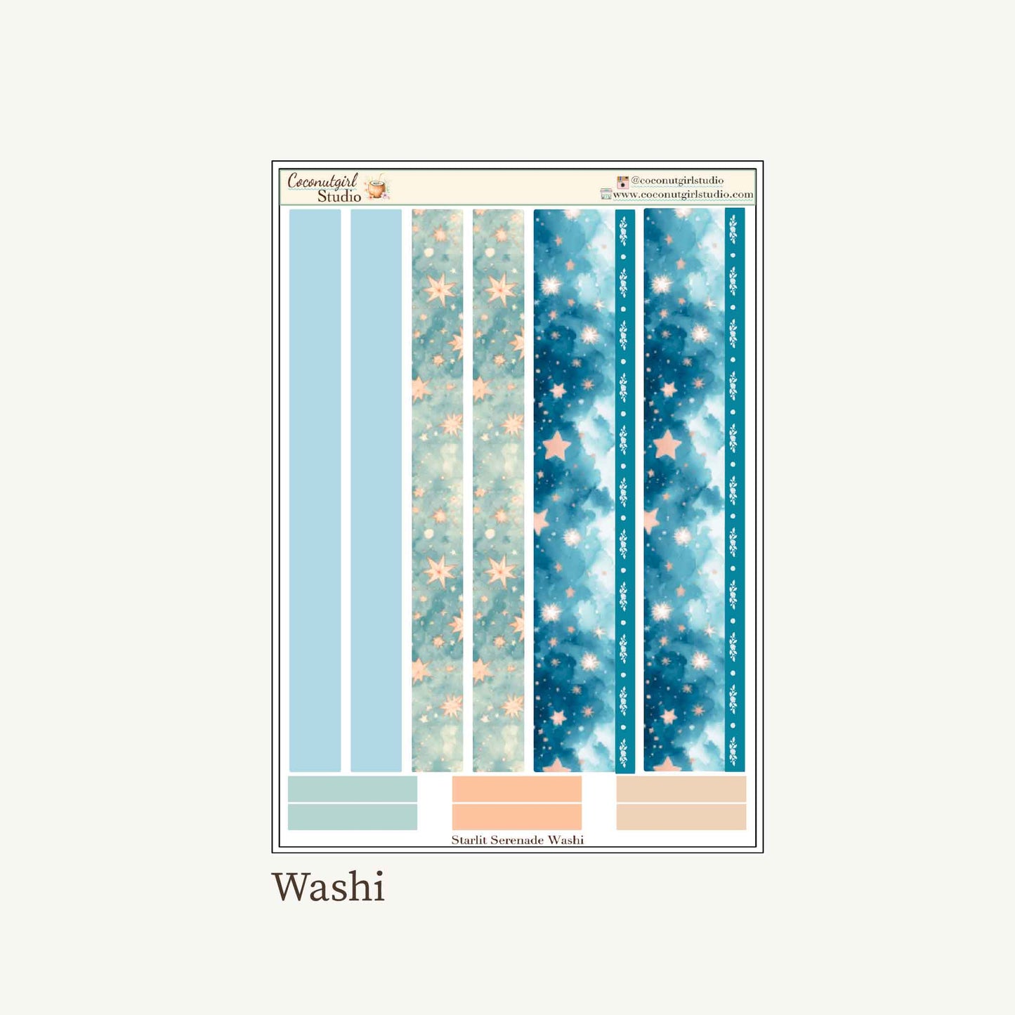 Starlit Serenade Premium Planner Sticker Kit | Celestial Weekly Kit