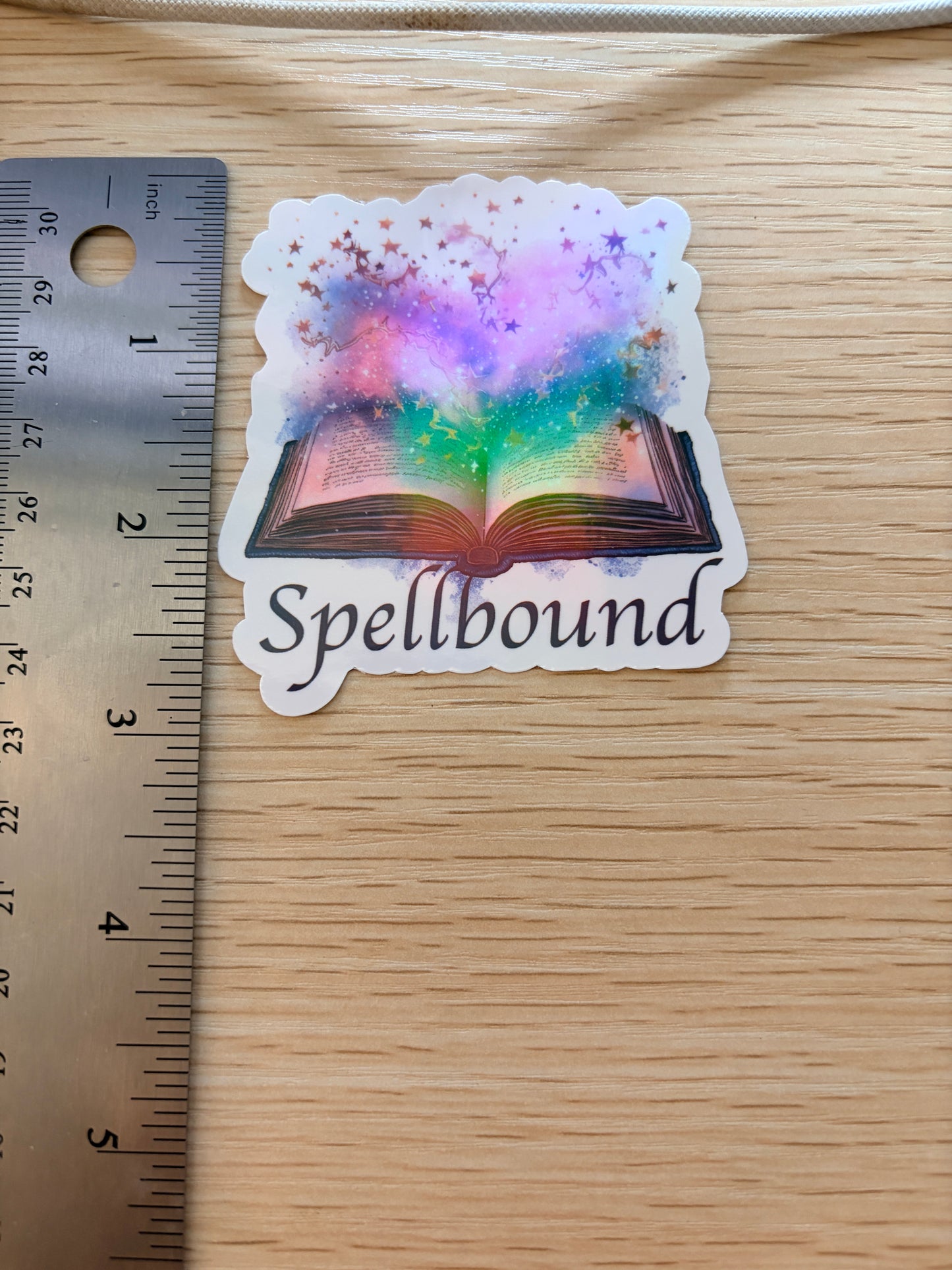 Spellbound Celestial Stickers - Holographic Moon, Book, & Butterfly Die-Cuts