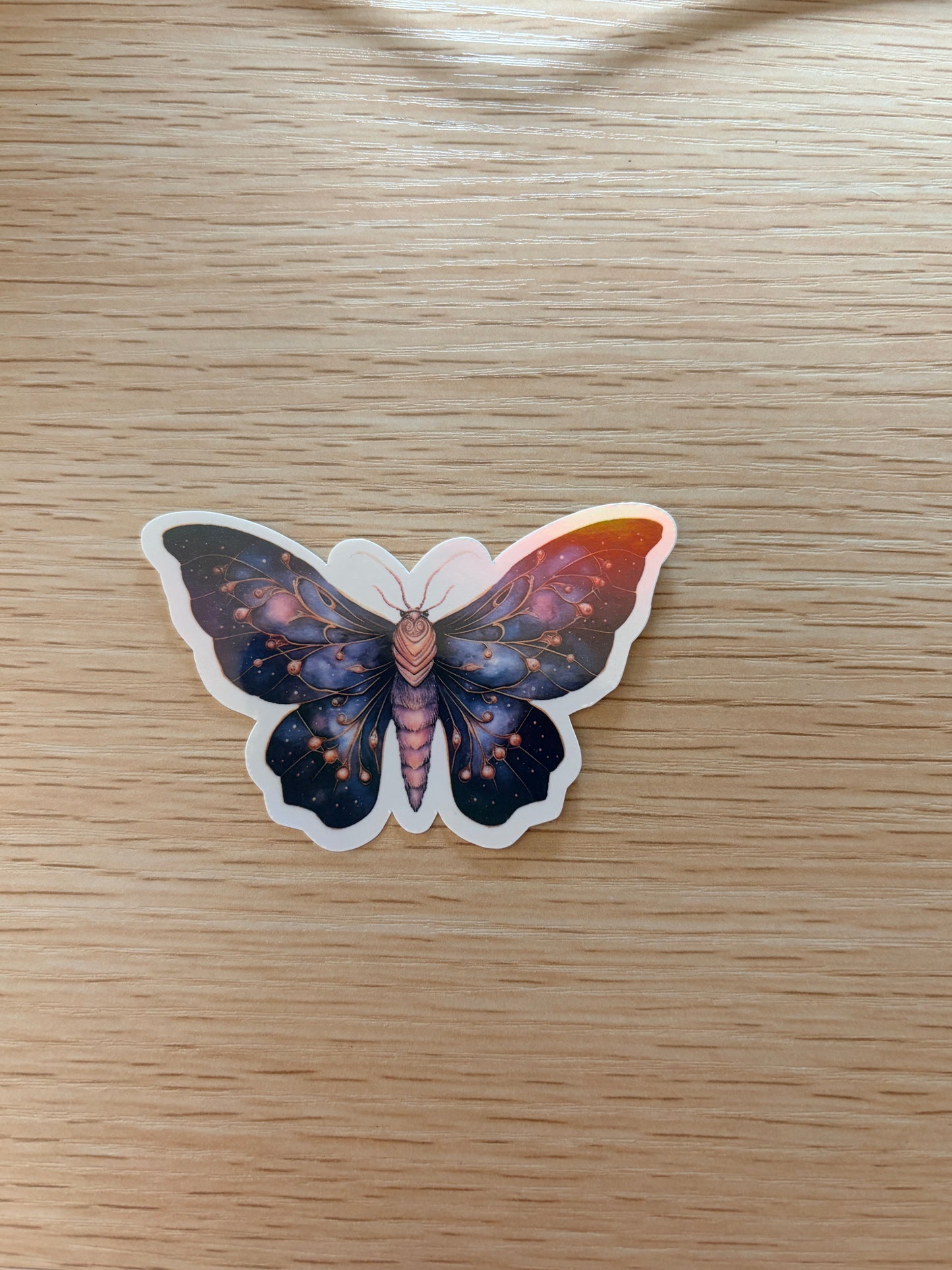 Spellbound Celestial Stickers - Holographic Moon, Book, & Butterfly Die-Cuts