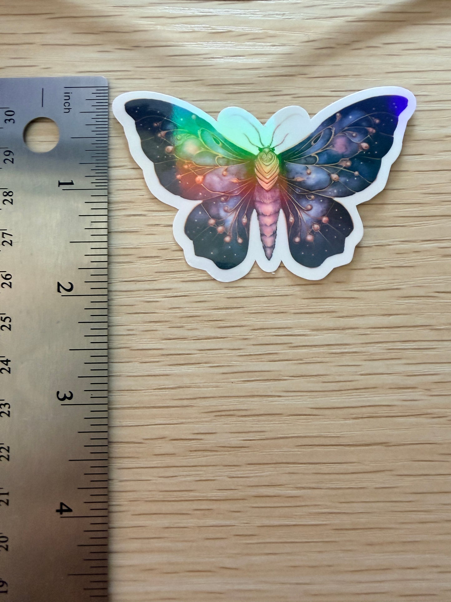 Spellbound Celestial Stickers - Holographic Moon, Book, & Butterfly Die-Cuts