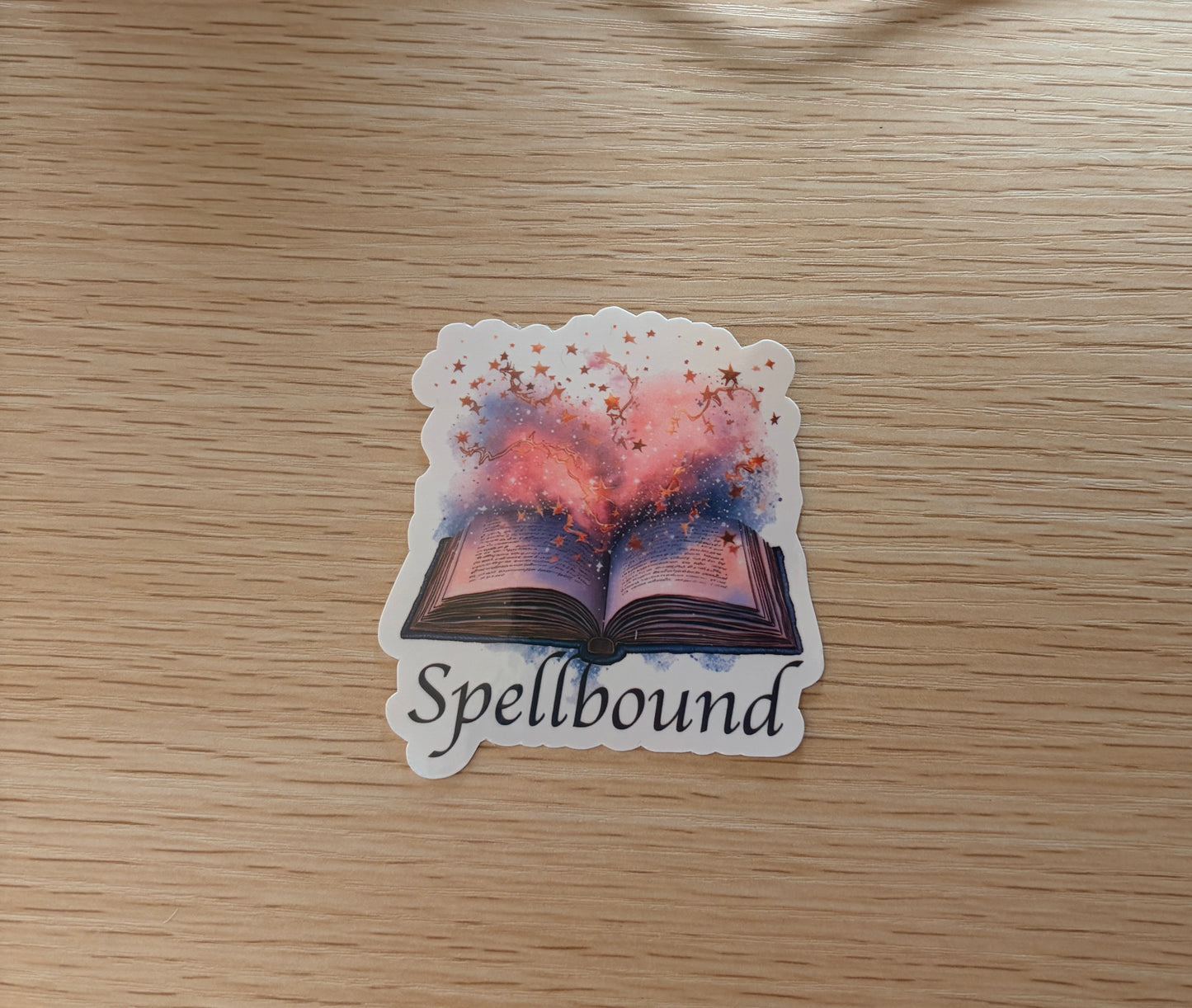 Spellbound Celestial Stickers - Holographic Moon, Book, & Butterfly Die-Cuts
