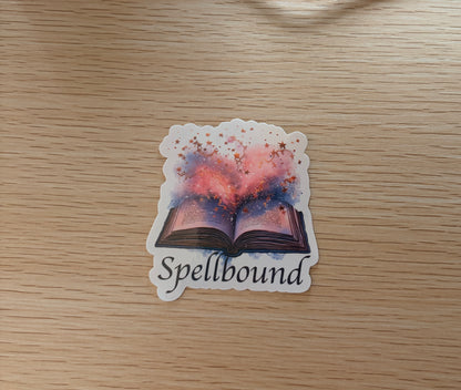 Spellbound Celestial Stickers - Holographic Moon, Book, & Butterfly Die-Cuts