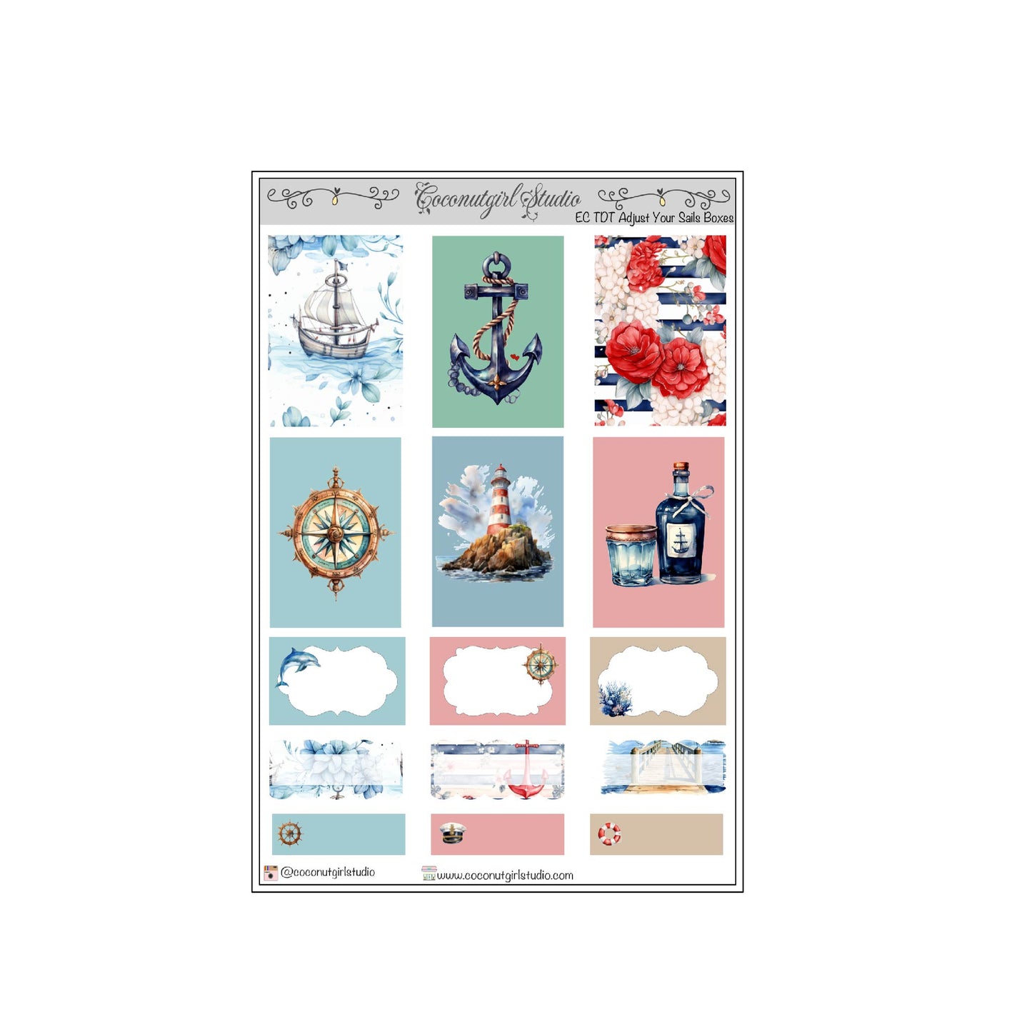 Two Dollar Tuesday Adjust Your Sails Boxes