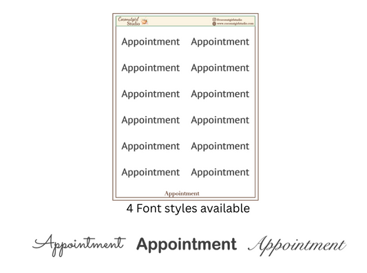 Two Dollar Tuesday Appointment Planner Stickers | Functional Planner Appointment Stickers