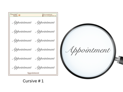 Two Dollar Tuesday Appointment Planner Stickers | Functional Planner Appointment Stickers