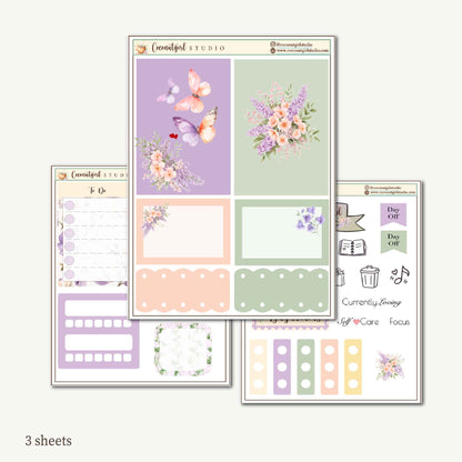 Two Dollar Tuesday Planner Stickers | Decorative Stickers, Functional Planner Stickers| Lavender Dreams