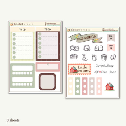 Two Dollar Tuesday Planner Stickers | Decorative Stickers, Functional Planner Stickers| Little Red Barn