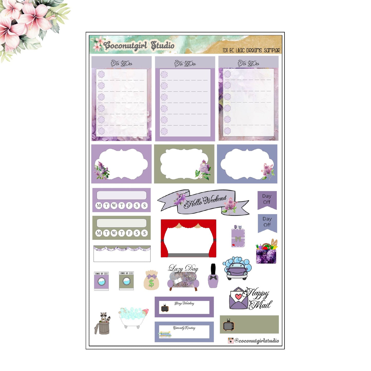 Two Dollar Tuesday Lilac Dreams Sampler