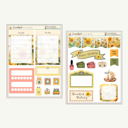 Two Dollar Tuesday Planner Stickers | Decorative Stickers, Functional Planner Stickers| Painted Petals