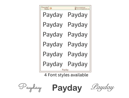 Two Dollar Tuesday Payday Planner Stickers | Budget & Bill Planning Stickers