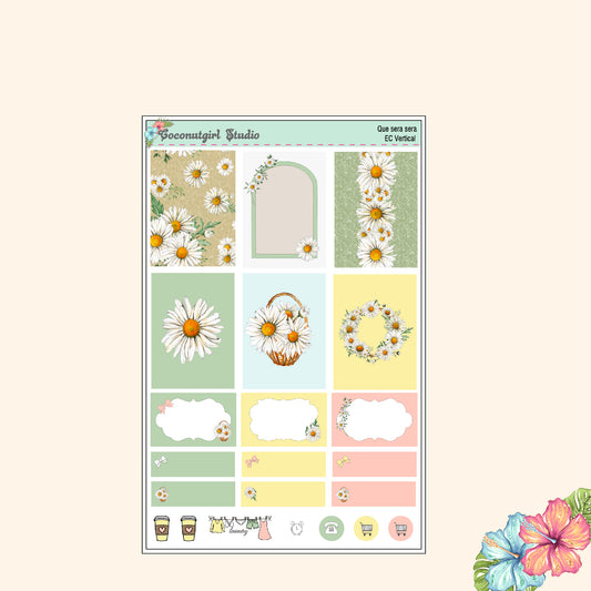 Two Dollar Tuesday Que Sera Sera Full Boxes planner stickers
