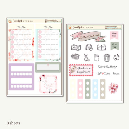Two Dollar Tuesday Planner Stickers | Decorative Stickers, Functional Planner Stickers| Sakura Daydreams