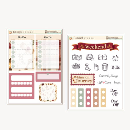 Two Dollar Tuesday Planner Stickers | Decorative Stickers, Functional Planner Stickers| Whimsical Journey