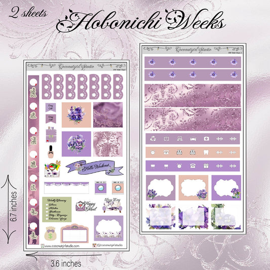 Violet Haze Hobonichi Weeks