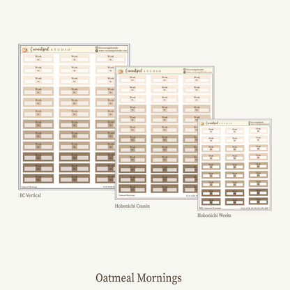 Work Schedule Planner Stickers