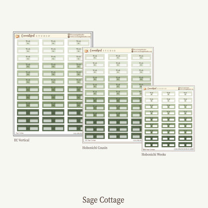 Work Schedule Planner Stickers
