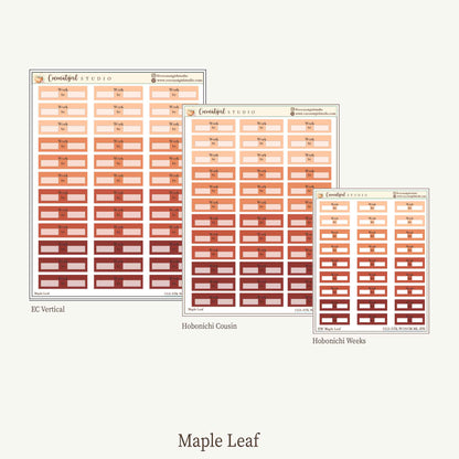 Work Schedule Planner Stickers