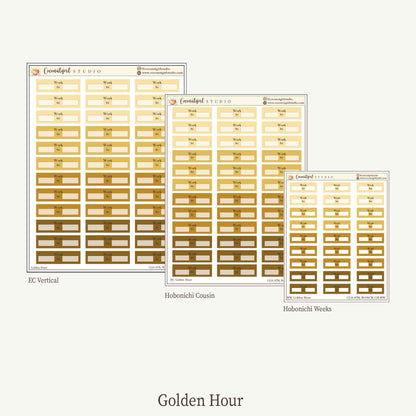 Work Schedule Planner Stickers