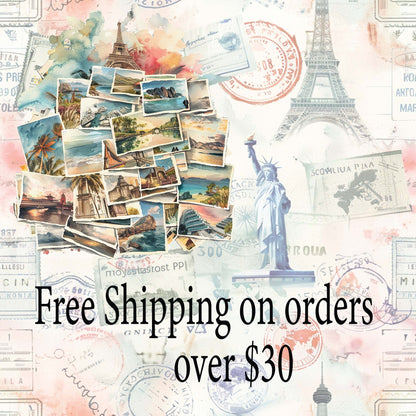 World Traveler Sticker Kit – Travel Planner Weekly Kit