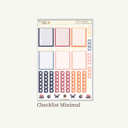 Celestial Garden Planner Sticker Kit – Enchanted Floral & Moon Stickers for Weekly Planning