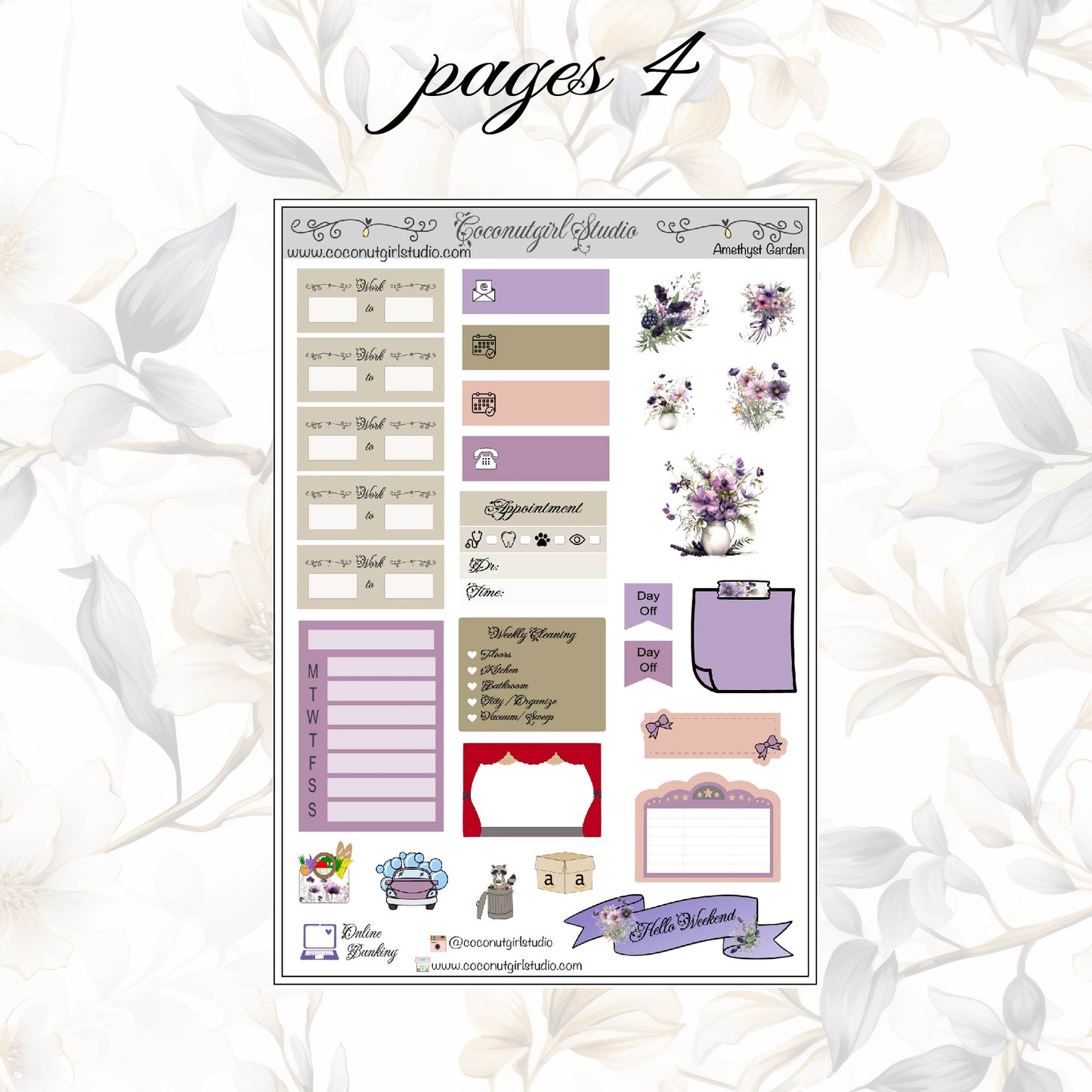 Amethyst Garden Weekly Kit