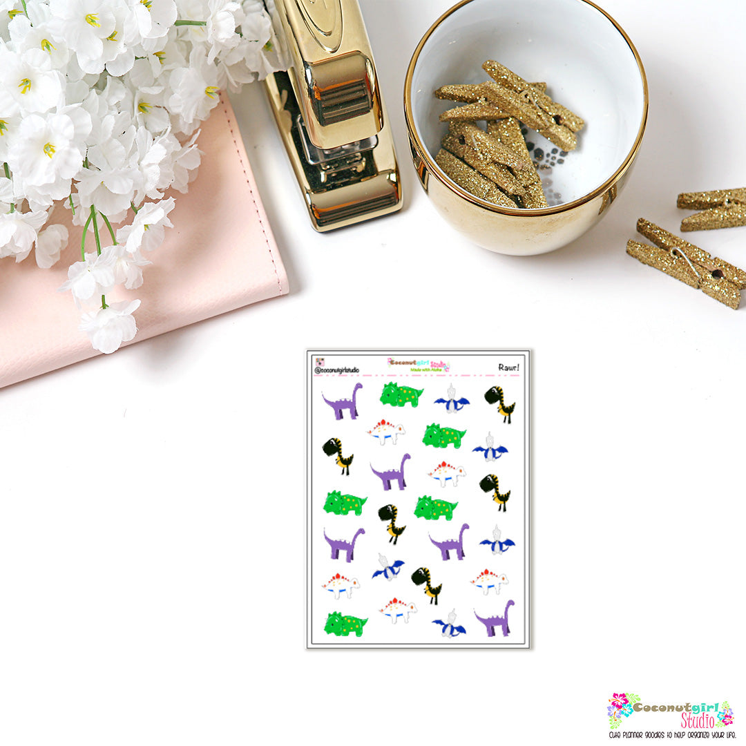 Dinosaurs Stickers Decorative